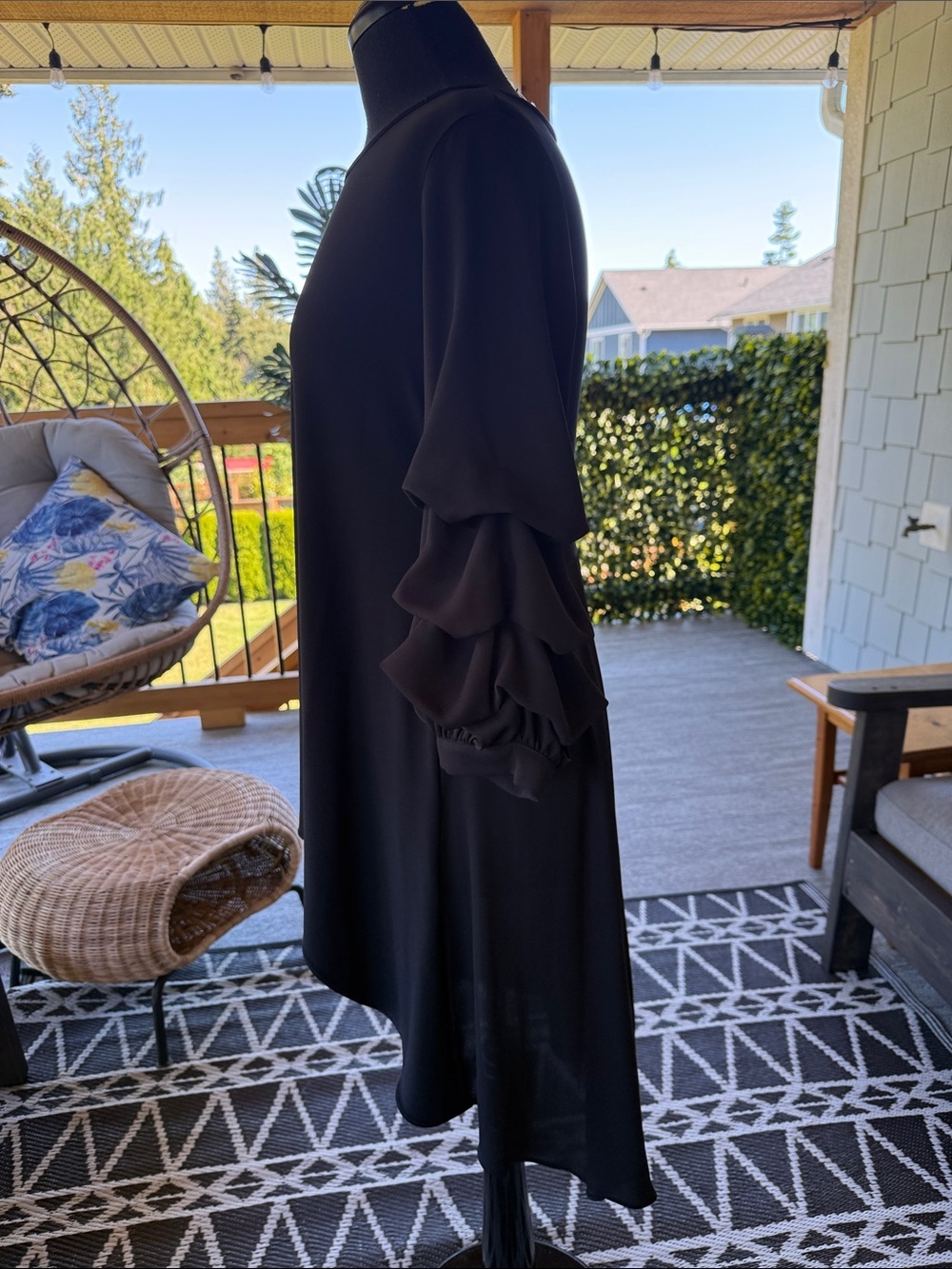 Joseph Ribkoff | LDS Tunic/ Hi - Low / Ruffle Blouse - Picture 5 of 10